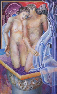 Out of Time, Acryl, 2007, 145 x 85 cm
