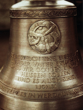 Marienkirche Werdau - Glockenzier von Peter Luban - Glockengießerei Lauchhammer, Glockengießerei Grassmayr (Innsbruck)
